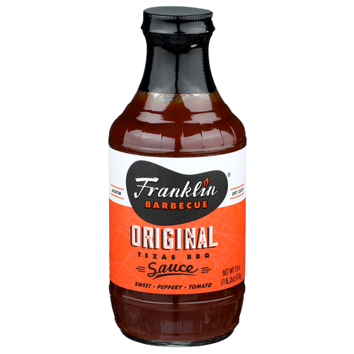 Franklin Barbecue Sweet Peppery Tomato Original Texas BBQ Sauce - 18 Ounce