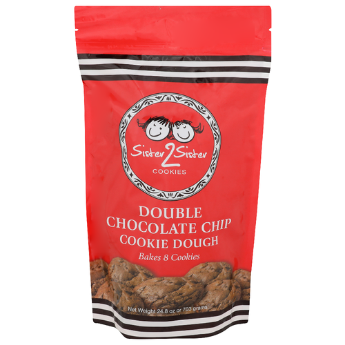 Sister 2 Sister Cookies Chocolate Chip Cookie Dough - 3.1 Ounce - 8 Count