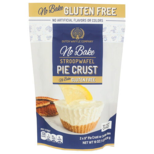 Dutch Waffle Company Gluten Free No Bake Stroopwafel Pie Crust - 16 Ounce Image 1 of 4