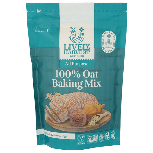 Lively Harvest Oat All Purpose 100% Baking Mix - 17.6 Ounce Image 1 of 4