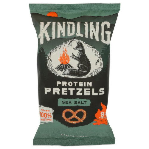 Kindling Sea Salt Protein Pretzels - 7 Ounce Image 1 of 4