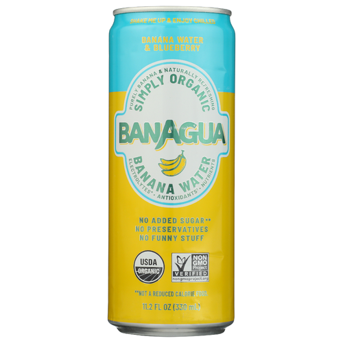 Banagua Juice Organic Banana Blueberry Water - 11.2 Fluid Ounce Image 1 of 2