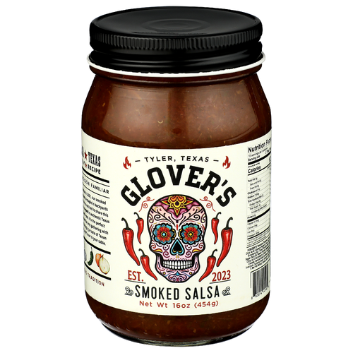 GLOVER's Smoked Salsa Smoke Regular Glovers - 16 Ounce