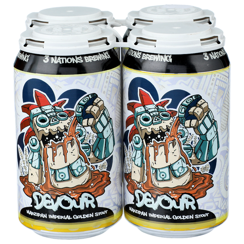 3 Nations Brewing Devour - 12 Fluid Ounce - 4 Count