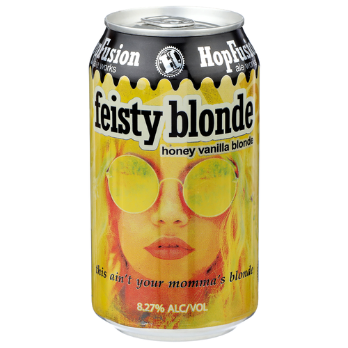 Hopfusion Ale Works Feisty Blonde Honey Vanilla - 12 Fluid Ounce