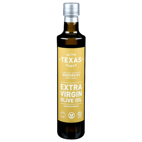 Texas Olive Ranch Mild + Grassy Koroneiki Extra Virgin Oil - 16.9 Ounce