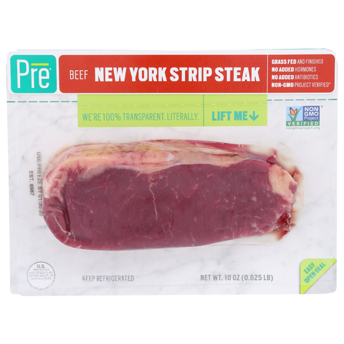 PRĒ Steak Ny Strip - 10 Ounce