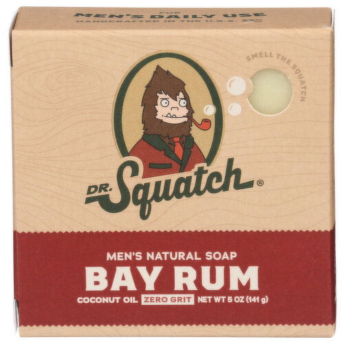 DR. Squatch Bay Rum Soap Bar Baby - 5 Ounce