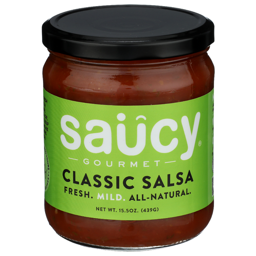 SAUCY GOURMET Fresh Classic Salsa Cantina Style - 15.5 Ounce