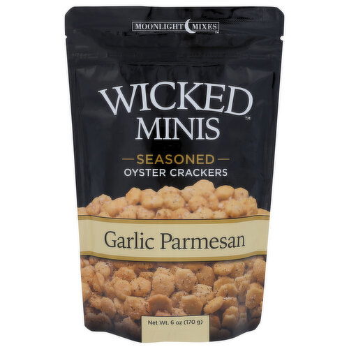 Wicked Mix Minis Crackers Garlic Parmesan - 6 Ounce