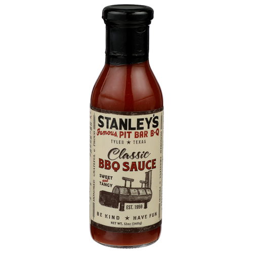 Stanley's Famous Pit Bar B-Q BBQ Sauce - 12 Ounce
