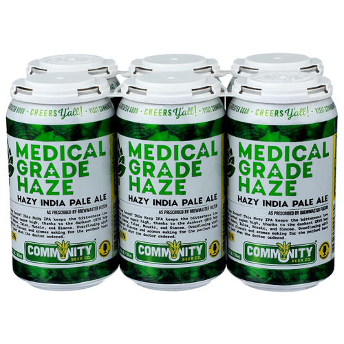Community Beer Co. Hazy India Pale Ale Medical Grade Haze - 12 Fluid Ounce - 6 Count