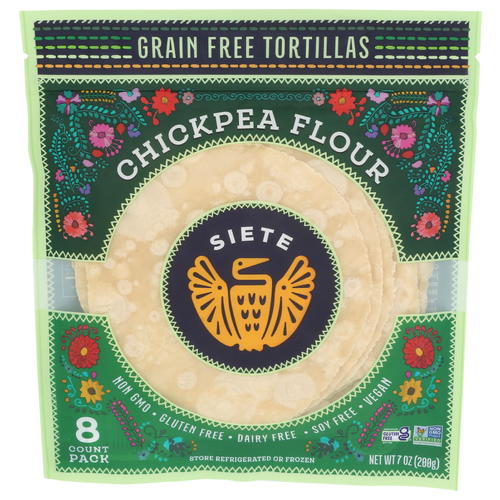 SIETE Chickpea Flour Tortillas - 8 Ounce