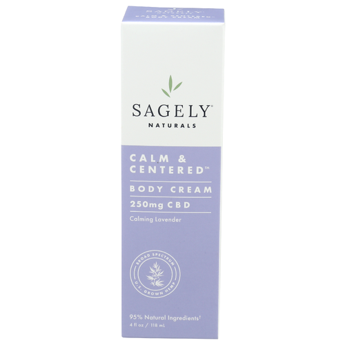 Sagely Naturals Cream Calm & Centered Sclerocarya Birrea - 4 Fluid Ounce - 1 Count