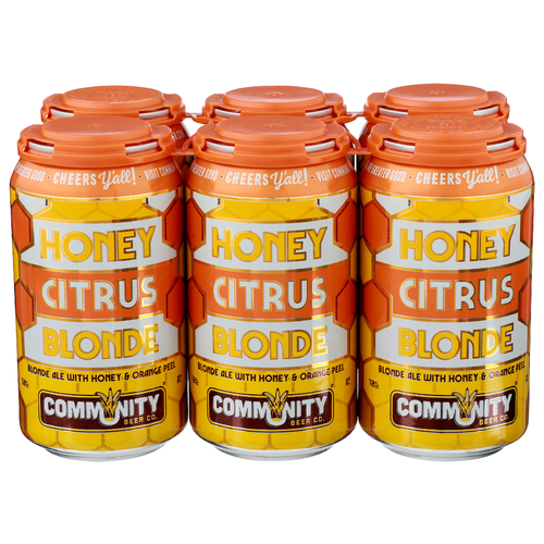 Community Beer Co. Honey & Orange Peel - 12 Fluid Ounce - 6 Count