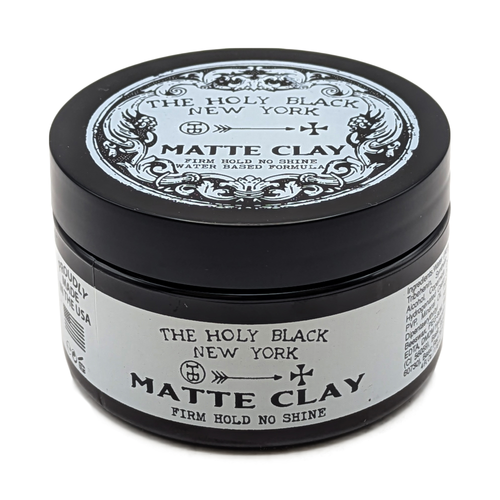 The Holy Black Matte Clay - 4 Fluid Ounce
