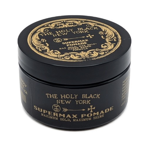 The Holy Black Super Pomade - 4 Fluid Ounce