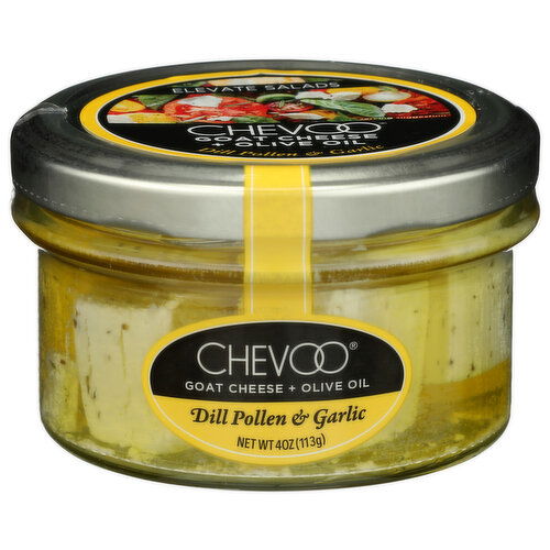 Chevoo Dill Pollen & Garlic Marinated Goat Cheese - 4 Ounce Image 1 of 4