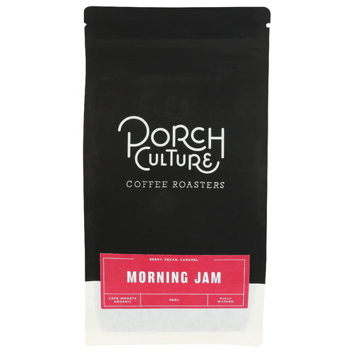 Porch Culture Coffee Roasters Morning Jam Whole Bean - 12 Ounce