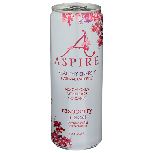 Aspire Raspberry + Acai Healthy Energy - 12 Ounce