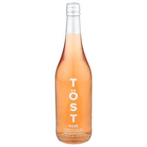 TÖST Elderberry, White Tea, Ginger Sparkling Non-Alcoholic Beverage - 25.4 Fluid Ounce