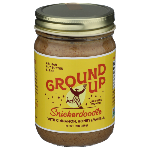 Ground Up Snickerdoodle Almond + Cashew Nut Butter - 12 Ounce