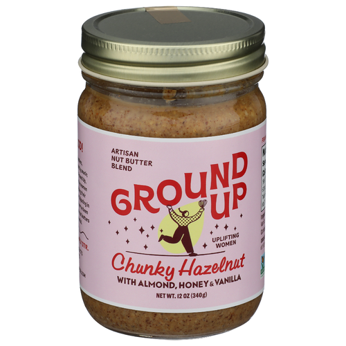Ground Up Chunky Hazelnut Nut Butter - 12 Ounce