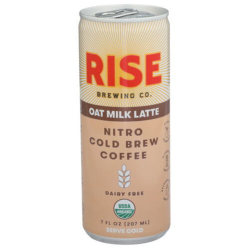 RISE BREWING CO. Oat Milk Nitro Cold Brew Latte - 7 Fluid Ounce