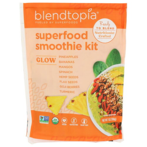 Blendtopia Glow Frozen Smoothie - 7 Ounce Image 1 of 4