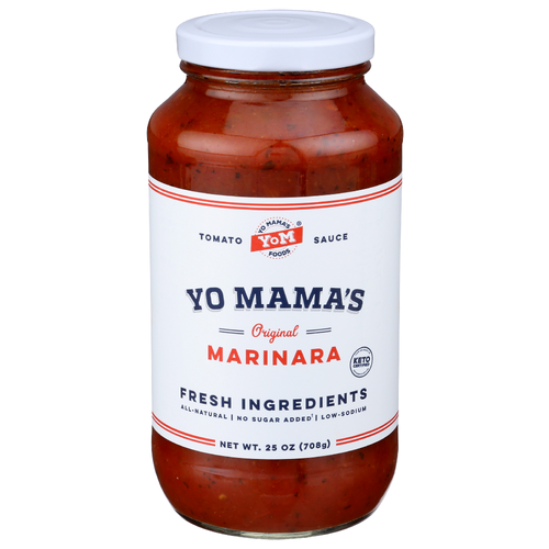 Yo Mama's Foods Original Marinara Tomato Sauce - 25 Ounce