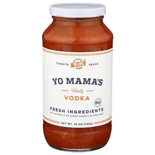 Yo Mama's Foods Vodka Tomato Sauce Velvety - 25 Ounce