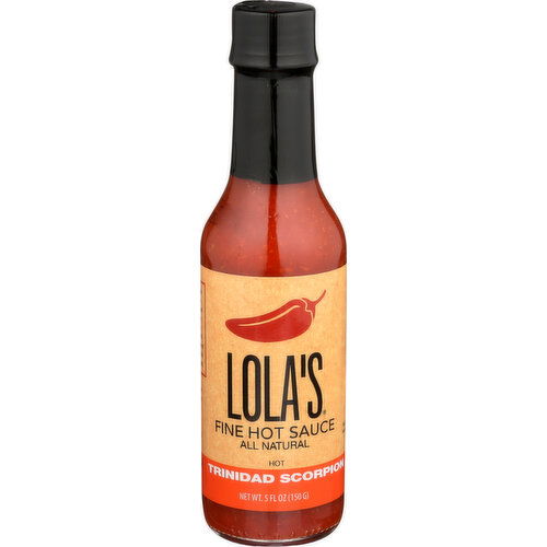 Lola's Fine Hot Sauce Trinidad Scorpion - 5 Fluid Ounce