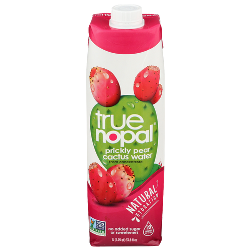 True Nopal Cactus Water Prickly Pear Orignial Flat Made With The Fruit Of - 1 Liter