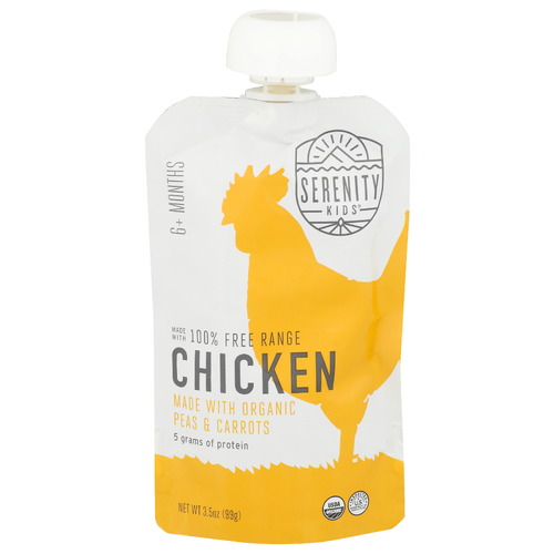 Serenity Kids Chicken 100% Free Range - 3.5 Ounce