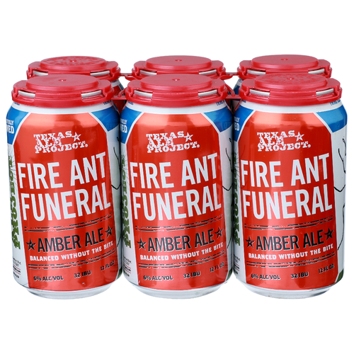 Texas Ale Project Amber Fire Ant Funeral - 12 Fluid Ounce - 6 Count