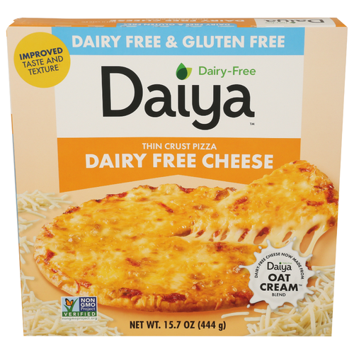 Daiya Dairy Free Gluten Free Thin Crust Cheese Pizza - 15.7 Ounce Image 1 of 4