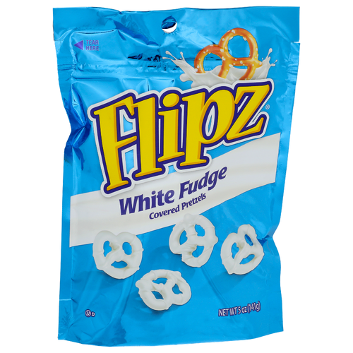 Flipz White Fudge Covered Pretzels - 5 Ounce