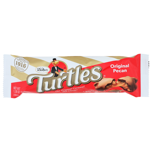 Demet's Turtles Original Pecan The Caramel Nut Cluster - 0.587 Ounce - 3 Count