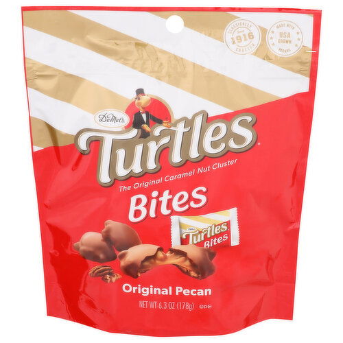 Demet's Turtles Original Pecan Bites - 6.3 Ounce