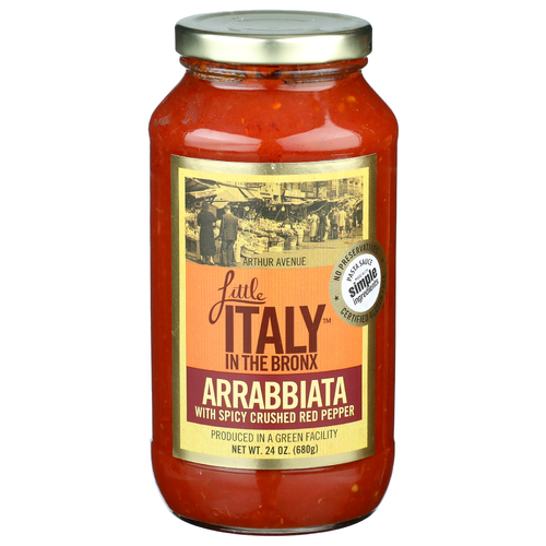 Little Italy In The Bronx With Spicy Crushed Red Pepper Arrabbiata - 24 Ounce