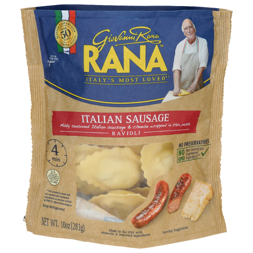 Giovanni Rana Italian Sausage Ravioli - 10 Ounce