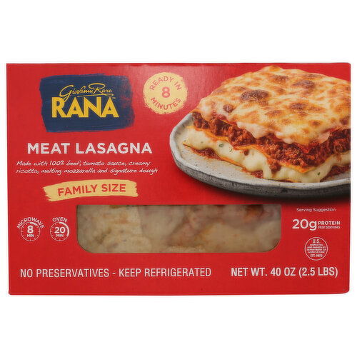 GIOVANNI RANA Meat Lasagna - 40 Ounce