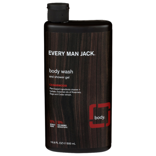 Every Man Jack Cedarwood Body Wash And Shower Gel - 16.9 Fluid Ounce