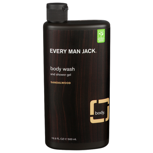 Every Man Jack Body Wash + Shower Gel Sandalwood - 16.9 Fluid Ounce