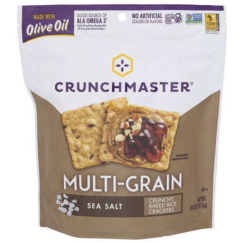Crunchmaster Sea Salt Multi Grain - 4 Ounce