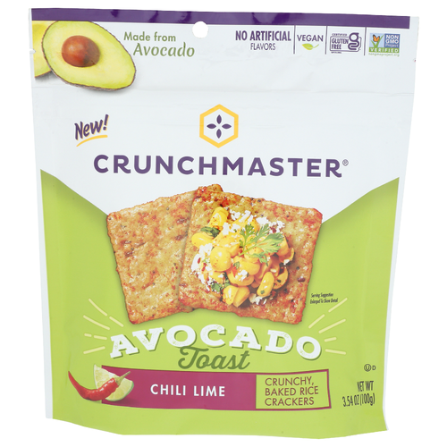 CRUNCHMASTER Chili Lime Avocado Toast - 3.54 Ounce