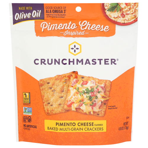 Crunchmaster Gluten Free Pimento Cheese Crackers - 4 Ounce Image 1 of 4