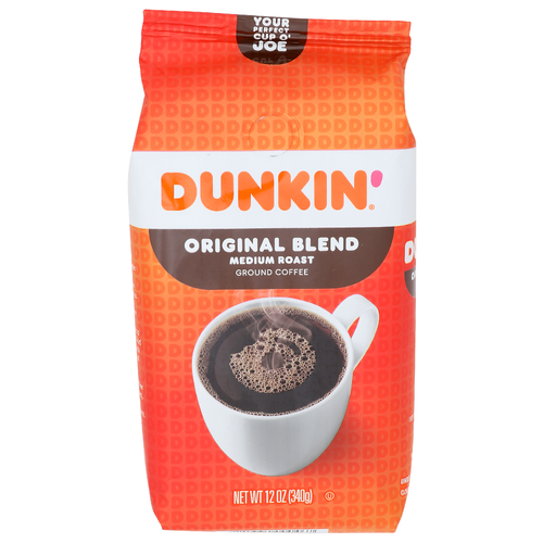 Dunkin' Original Blend Medium Roast Ground Coffee - 12 Ounce