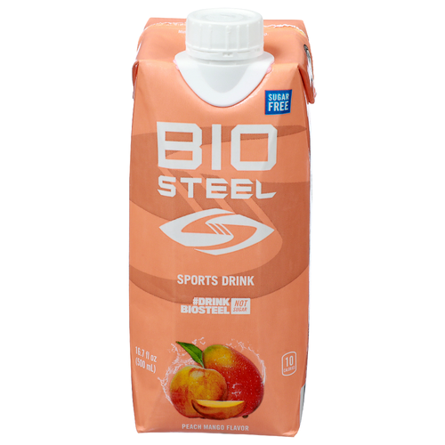 BIO STEEL Peach Mango Flavor Sports Drink - 16.7 Fluid Ounce