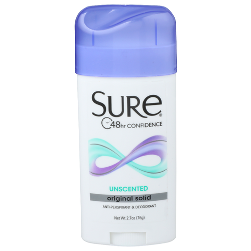 Sure Original Solid Anti-perspirant & Deodorant - 2.7 Ounce